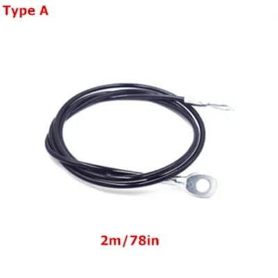 Câble de gymnastique de 2 à 5 m, pièces de rechange en acier robuste pour poulie de câble de fitness à domicile, accessoires de diamètre 5 mm TypeA-2M