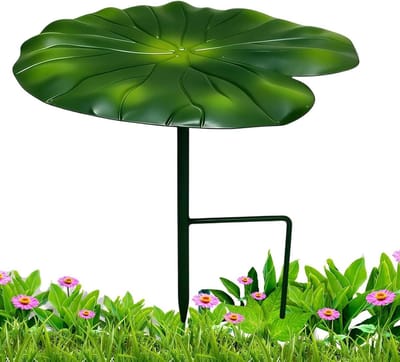 Bladvormige Plantenparaplu - Bloemscherm Tuin - Planten Beschermen - Unieke Bladvorm - 21 cm - Metaal