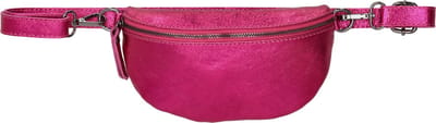Charm London Anna Heuptas Crossbody Schoudertasje Fanny Pack Festival - Leren Dames Tas - Fuchsia