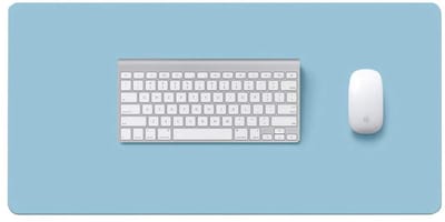 Dailygoods- Bureaumat Dubbelzijdig 80 x 40 cm - Bureau Organizer - Bureau Onderlegger - Antislip - Waterdicht - Robuust PU-leer - Bureauonderlegger