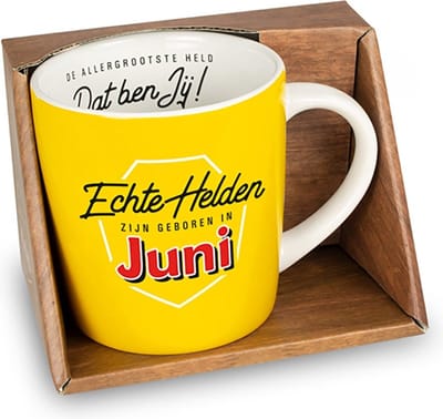Verjaardag - Juni - Mok - Held - Toffee - "Speciaal voor jou"