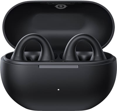 Baseus Bass 15 Clip -Open-Ear Oordopjes,Sport Draadloze Oordopjes – oordopjes draadloos-Clip On Oordopjes - lichtgewicht ,-Bluetooth Sporthoofdtelefoon -Zwart