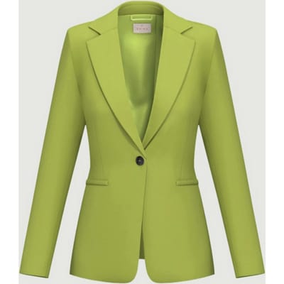 groene vrouw jas