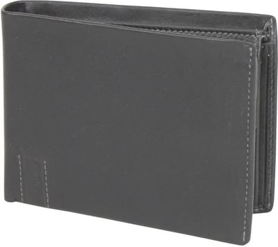 Maître Speciale make-up portemonnee leer 12 cm - Jongens - Horizontaal - schwarz