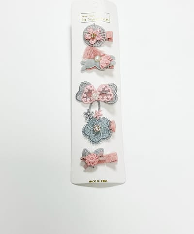 DW4Trading Baby en Kinder Haarspeldjes - Haarclipjes - Haar Accessoires - Set van 5 Stuks Type 6