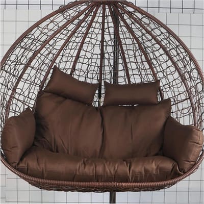 Hangstoel Kussen - Eierstoel Kussen - Ontspannen Buiten - Extra Dikke Vulling - 150 x 110 cm - Bruin