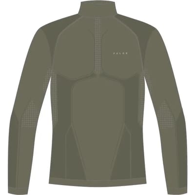 FALKE Warm Turtleneck sneldrogend functioneel functioneel shirt met lange mouwen heren groen - maat S