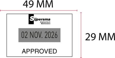 Stempelplaatje Trodat Printy 4729