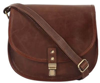 Dames Echt Leren Crossbody Schoudertas - Boho Chic Reistas
