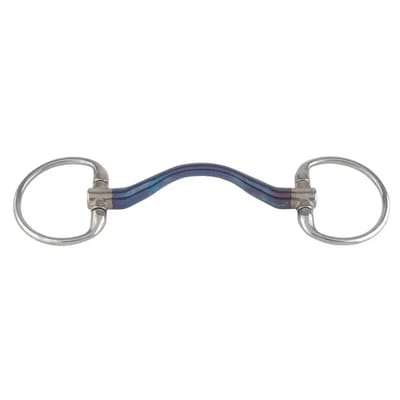 Olijfbit voor paarden Trust Sweet Iron Eggbutt Medium Port 16