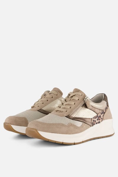 Feyn Sneakers beige Suède K-Leest - Maat 36