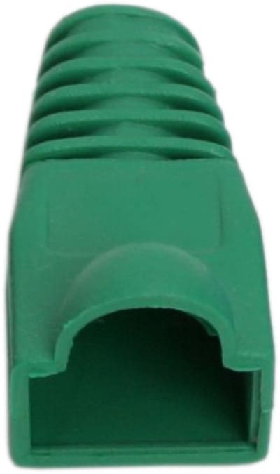 100x RJ45 Snagless Trekontlasting Groen – Kabelbescherming voor Cat5 / Cat5e / Cat6 UTP – Netwerkkabel Boot – 100 Stuks [05230ZO]