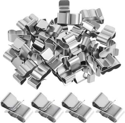 Famanu – Zonnekabelclips - zonnepaneel-klemmen - roestvrij staal - fotovoltaïsche kabelklemmen - 22,5 mm - hanger - draadclips - roestvrij staal - zonnepaneel