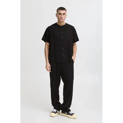 Mandarijnkraag shirt Solid Allan
