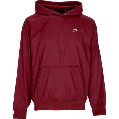 Sportkleding herenhoodie met circa gevoerde winterjas Donkere biet/kokosmelk