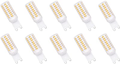 Spectrum LED Insteeklampje G9 4.5W - 230V - 560 Lumen - 4000K Neutraal Wit - Natuurlijk Licht - Energiezuinig - 10 stuks