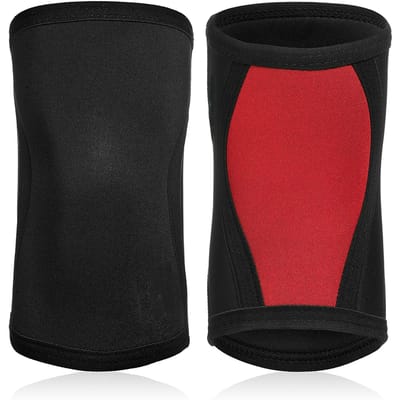 Knie Sleeves 1 Paar 7mm Neopreen Maximale Ondersteuning Compressie voor Gewichtheffen, Powerlifting Crossfit Vrouwen XL