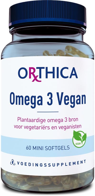 Orthica Omega 3 Vegan - vetzuren uit visolie - 60 mini softgels