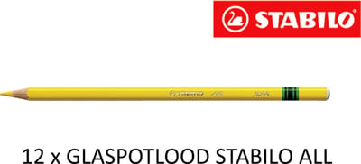 Kleurpotloden STABILO All 8044 geel | 12 stuks