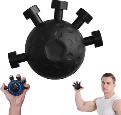 Handtrainer voor het versterken van grip en vingers, stressverlichting en handkracht voor muzikanten, atleten en boksers