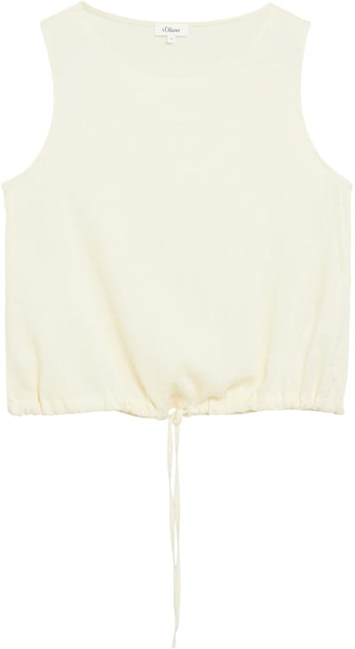 Mouwloze Blouse van Geprinte Viscosemix met Touwtjes Dames s.Oliver