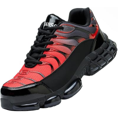 Veiligheidsschoenen Werksneakers Stalen Neus Heren Puncture-Proof Werklaarzen Onverwoestbare Veiligheidslaarzen Lichtgewicht Wandelsneakers 43 black