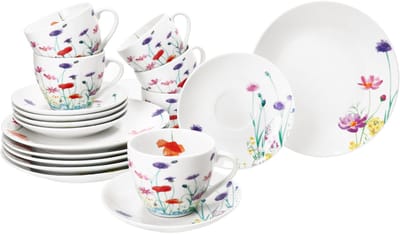 MamboCat 18-delig MARIE porseleinen koffieservies voor 6 personen