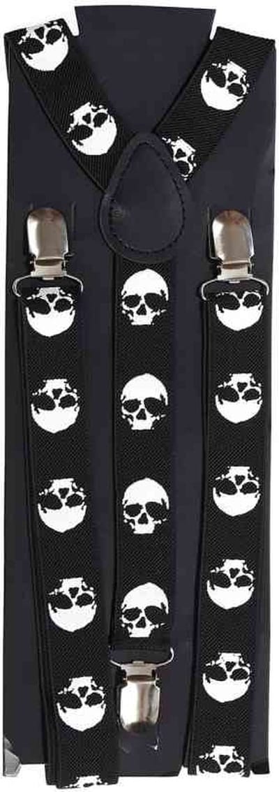 Banned - Skull Slim Bretels - Zwart