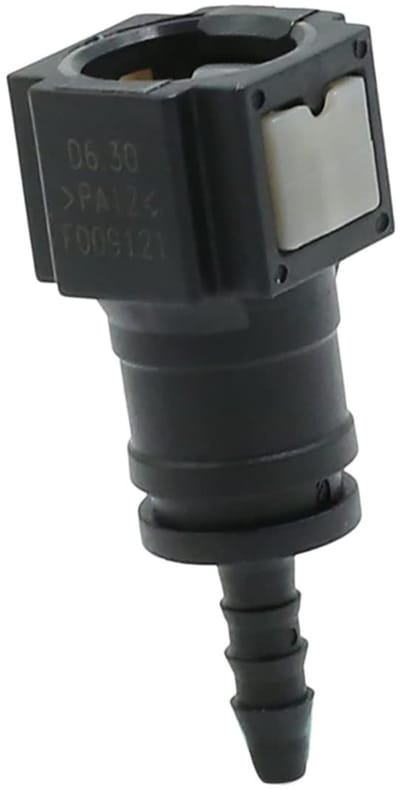 Cosensi - Dailygoods - Dailygoody - Brandstof Leiding Pijp - Quick Release Connector - Snelle Montage - Zwart - 6.30mm ID - Geschikt voor Brandstofleidingen - Nylon