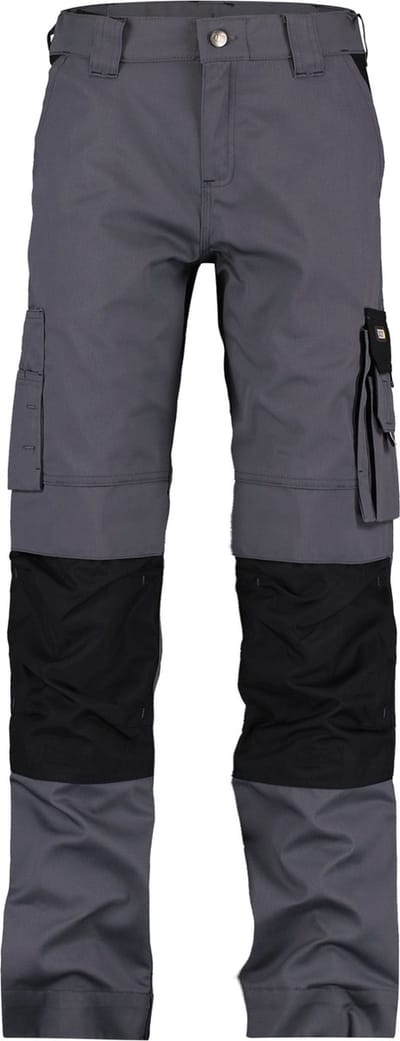 Tweekleurige werkbroek met kniezakken voor dames