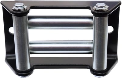 Robuuste Winch Roller Fairlead Bevestiging voor ATV, UTV en SUV - Vervangingsonderdeel voor 2000lbs Winch (109mm)