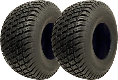 Grasmaaier Banden - Twee Sets - Gazon Onderhoud - Tubeless 4-laags - 18x8.50-8 - Zwart