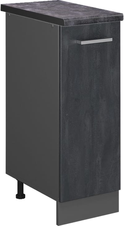 Vicco R-Line Apotheekkast – 30 cm WB Antraciet Zwart beton