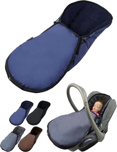 Baby Voetenzak - Autostoel Muts - Warm Blijven - Waterafstotend - 75 x 40 cm - Blauw