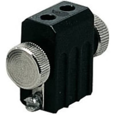 1 Stuk  WS L&E lampenhouder kabelsysteem Socket max.1x35W G4 zwart 12V Met 97841