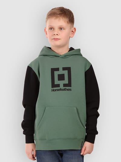 Horsefeathers Leader Kids Hoodie groen