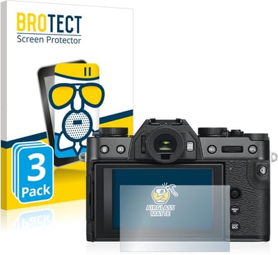 BROTECT - Screenprotector voor Fujifilm X-T30 ll - Folie Beschermfolie Beschermglas matte 3 Stuks
