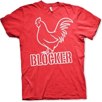 Hybris Cockblocker T-shirt rood
