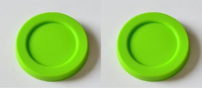 EIZOOK 2 st. Silicone afsluit deksels voor blikjes - Groen - bier fris blik afsluiter