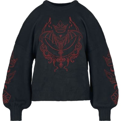 Gothicana by EMP - Gothic Gebreide trui - Countess Bathory - S tot XXL - voor Vrouwen - zwart
