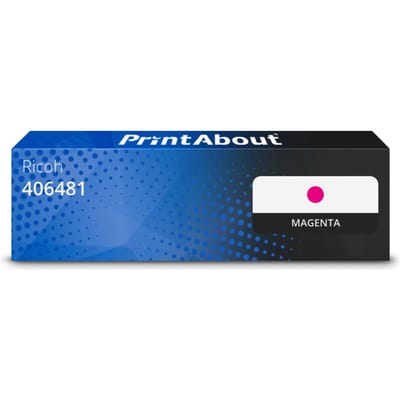 PrintAbout huismerk Toner 406481 (SP C310HE) Magenta Geschikt voor Ricoh