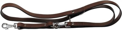 Hondenriem bruin 18 mm - 120 cm verstelbaar