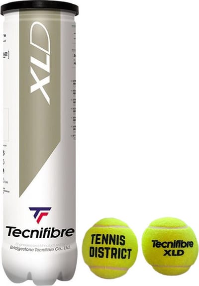 Tecnifibre Tennisballen XLD Drukloos - 4 Ballen