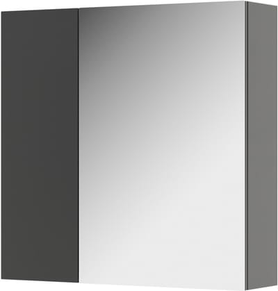 Vicco Leopold Badkamerspiegelkast – 60 x 59.2 cm Met legplanken en 1 spiegeldeur Antraciet