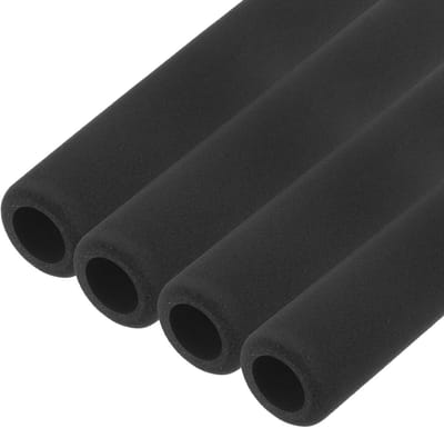 4 Stuks Buisisolatie Schuim - Flexibele Zwarte Isolatiebuizen voor Handvatten en Leidingen