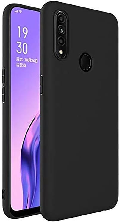HB Hoesje Geschikt voor Oppo A31 Zwart - Siliconen Back Cover