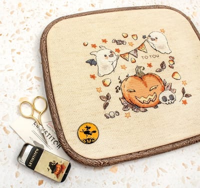 Leti Stitch Boo To You borduren (pakket) L8814