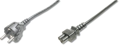 Digitus Computer, Stroom Kabel [1x CEE-stekker - 1x Apparaatbus C5] 1.80 m Zwart