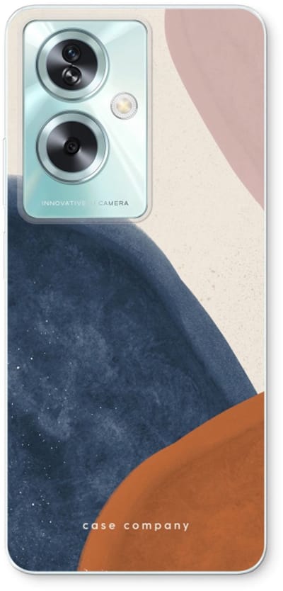 Case Company® - Hoesje geschikt voor Oppo A79 hoesje - Geo #1 - Soft Cover Telefoonhoesje - Bescherming aan alle Kanten en Schermrand