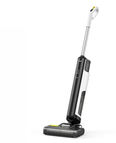 Paco Goederen® Draadloze nat-droogstofzuiger - Slimme dweilfunctie - Slim huishoudapparaat - tapijtreiniger stofzuiger - draadloze stofzuiger -Vloerwashandgreep - Zakloze Stofzuiger